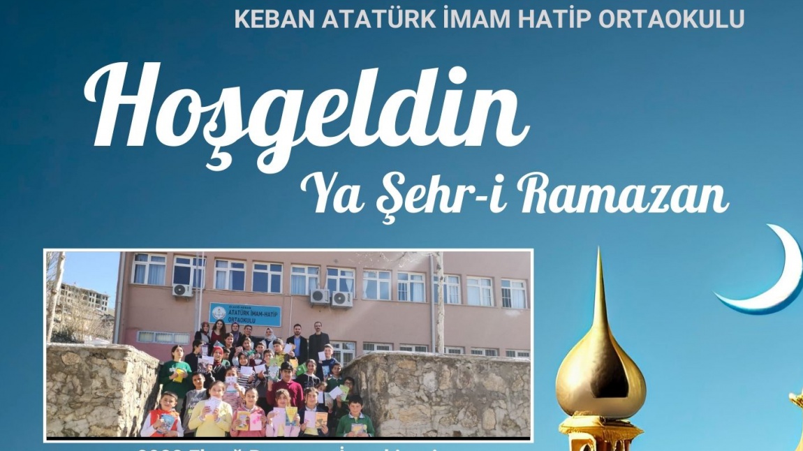 OKULUMUZ ADINA RAMAZAN İMSAKİYESİ DÜZENLENDİ